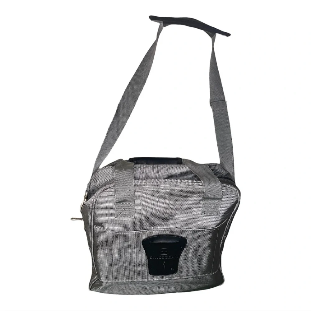 Swiss Gear Gray Briefcase Messenger Shoulder Bag Nylon Work School Carry On - Picture 6 of 7